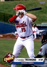 2021 Peoria Chiefs Choice #1 Chandler Redmond Middletown Maryland Baseball Card
