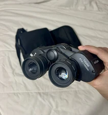 12x50 StellarH Binoculars with strap and case
