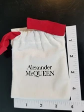 Alexander McQueen Mini Dust Bag For Jewelry or Small Accessories NEW