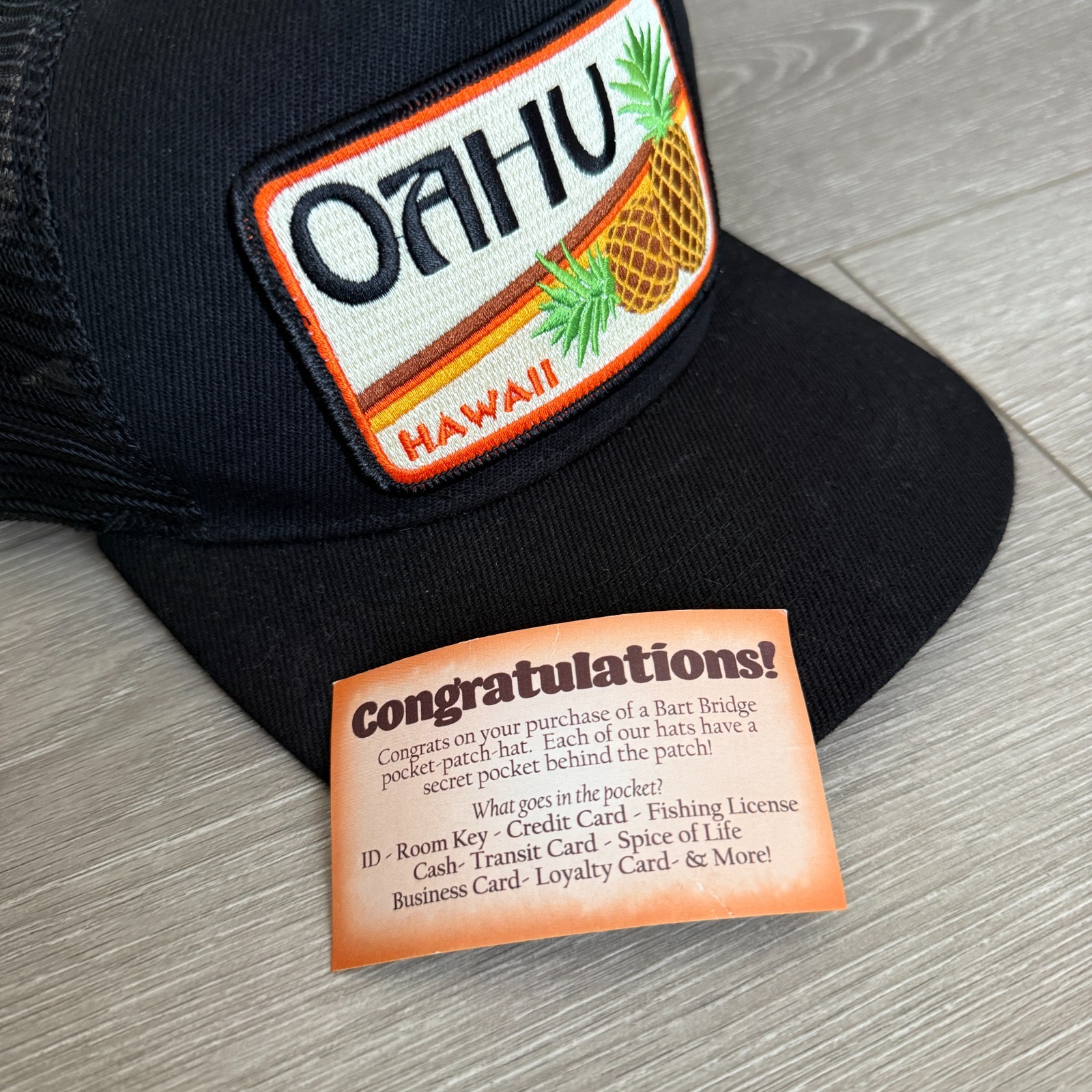 Bart Bridge - Black Snapback Pocket Patch Trucker… - image 2