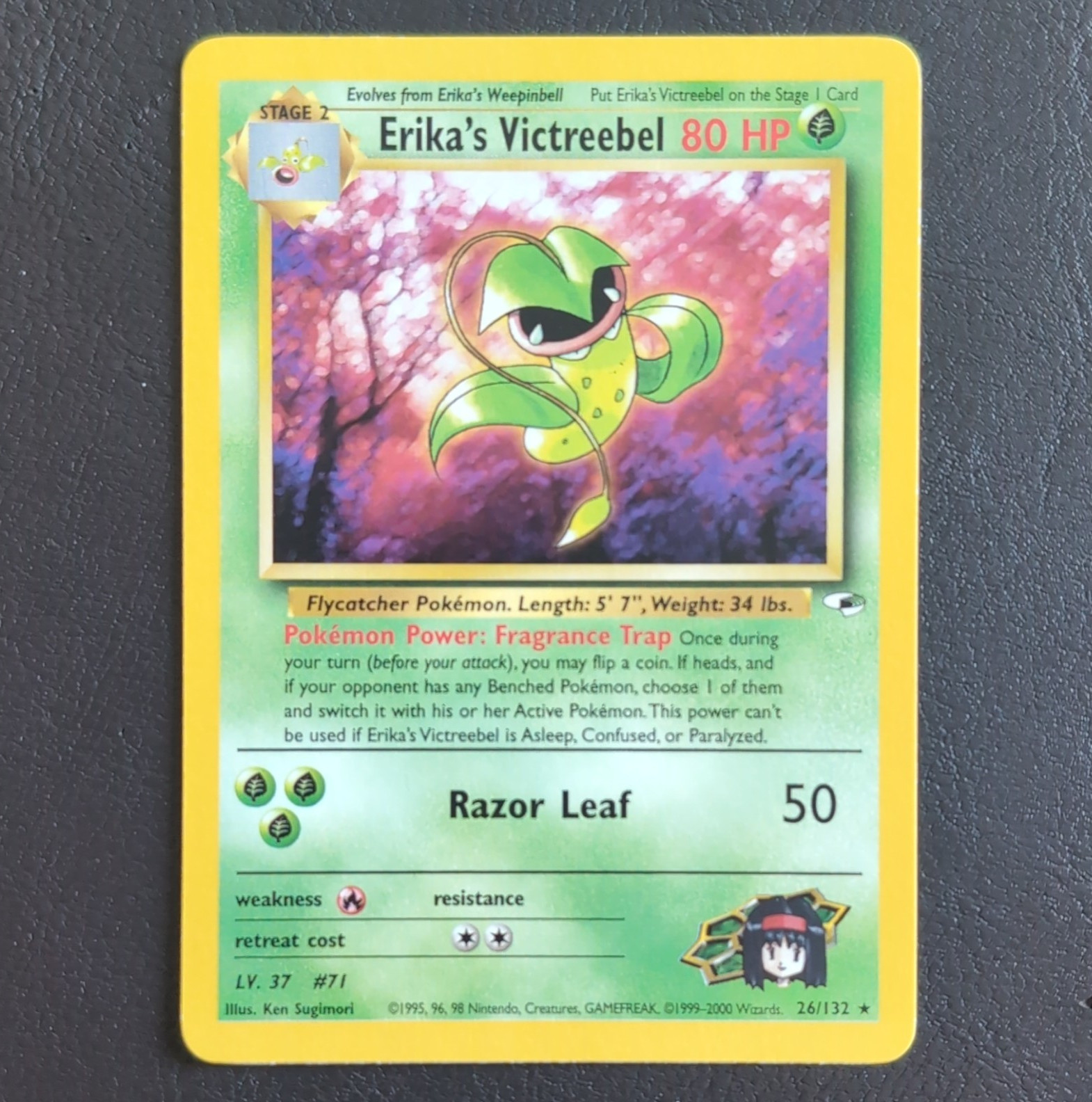 Pokémon TCG Erika's Victreebel 26/132 Gym Heroes
