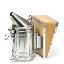 Original Dadant Smoker klein Imker Smoker mit Blasebalg und Hitzeschutz