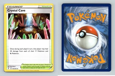 Crystal Cave #144/203 SWSH Evolving Skies Uncommon Pokemon 2021 TCG Card