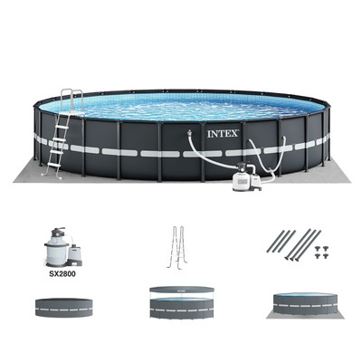 Intex 24'x52'' Ultra XTR Frame Pool Set w/2800 GPH Filter + Accessories(Open Box)