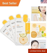 Best Korean Sheet Masks - 4 Count Brightening Face Mask for All Skin Types