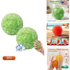 Crunchy Squishy Ice Squishies Stress Ball 2PCS