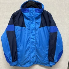 Columbia Bugaboo 3-in-1 Jacket Women's Size M Removable Fleece Lining Blue Navy