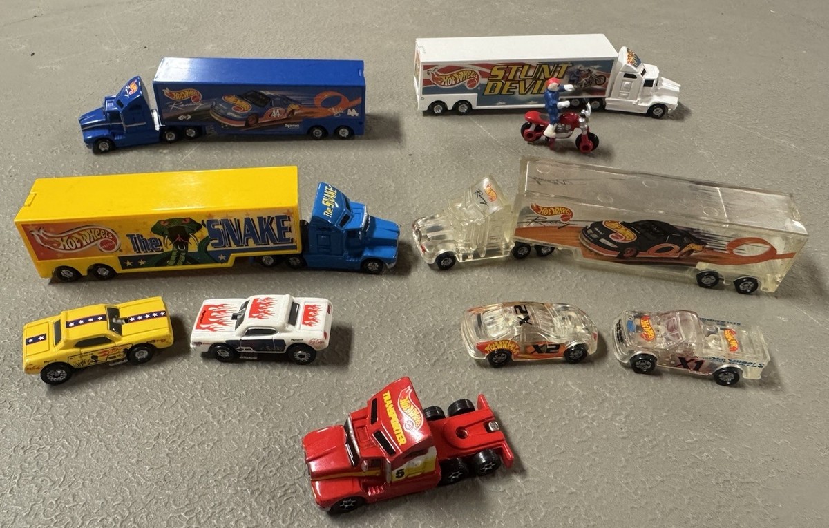 Micro Machines Semi Trucks HOT WHEELS Planet MICRO XRAY X2 The