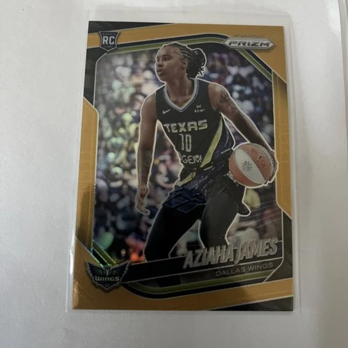 2025 Panini Prizm WNBA - Aziaha James #83 Gold Prizm /10 (RC)