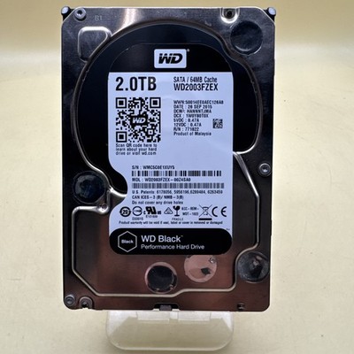 2TB Hard Drive Western Digital WD Black  SATA 6Gb/s 64MB Cache WD2003FZEX