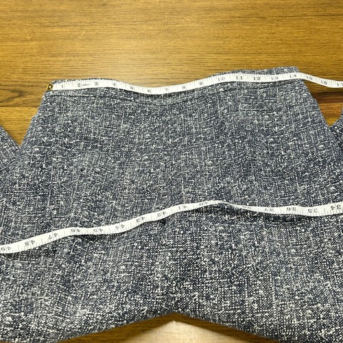 Akris Punto Knit Pants Textured Career Casual Trousers Blue White US 8 - Picture 8 of 13