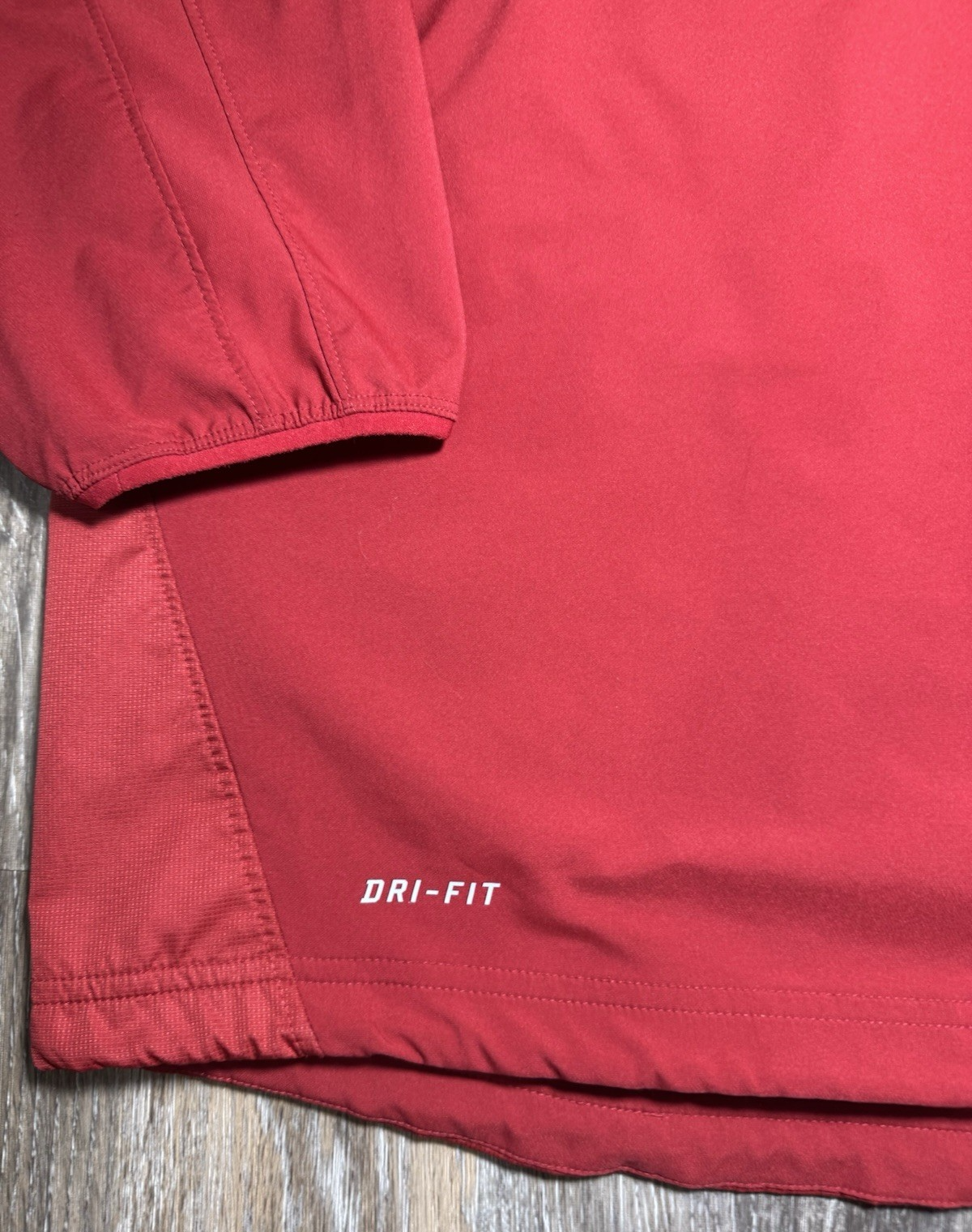 SACAI X NIKE Oklahoma Sooners Pullover Giacca Giacca a Vento Uomo Taglia 4XL Rosso NCAA Calcio