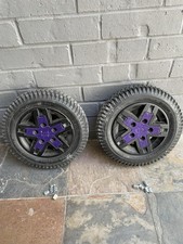 PAIR 14" x 3" Wheels Tires - Quantum Q6 Edge 2.0 PowerChair PR1MO 3x8