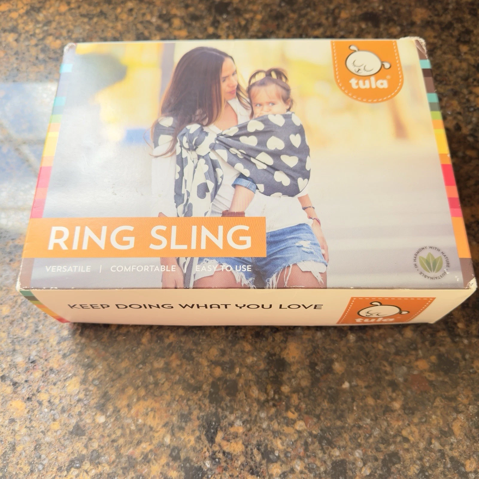 Baby TULA Ring Sling Asteria Baby Carrier Wrap Conversion S/M 77 in 8-35 lbs NEW