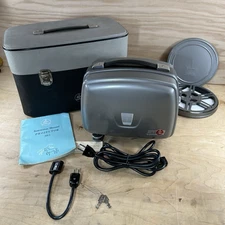 Vintage Bolex Paillard 18-5 8mm Movie Projector w/ Case &  Manual Swiss Made