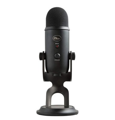 Blue Yeti Blackout USB Professional Multi-Pattern USB Microphone