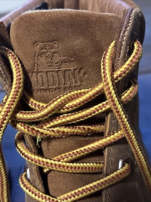 Kodiak Women s 8.5 Brown Waterproof Leather Lace Up Ankle Boot