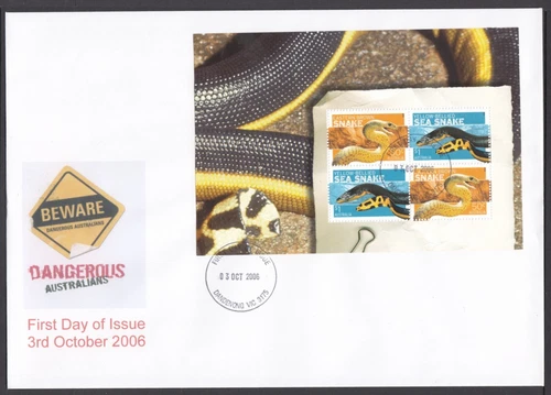 Australian Stamps.1st Day of Issue.Dangerous Australians.2006.