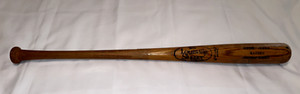 Gene Garber Atlanta Braves (RARE)  “Game Used & AUTO” Slight Crack L.S. Bat wCOA