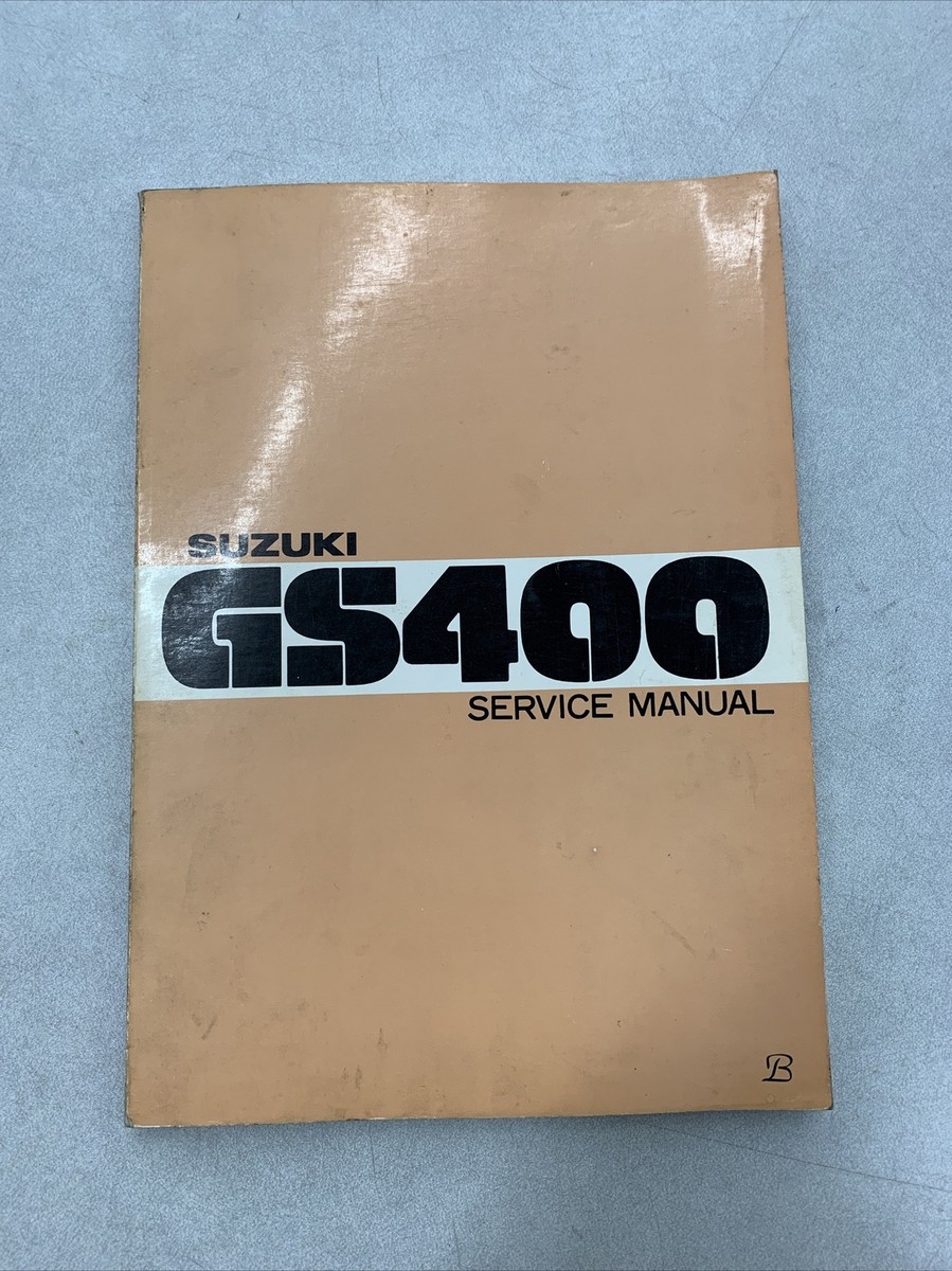 1977 SUZUKI GS400 MOTORCYCLE SERVICE MANUAL SR-6001 | eBay