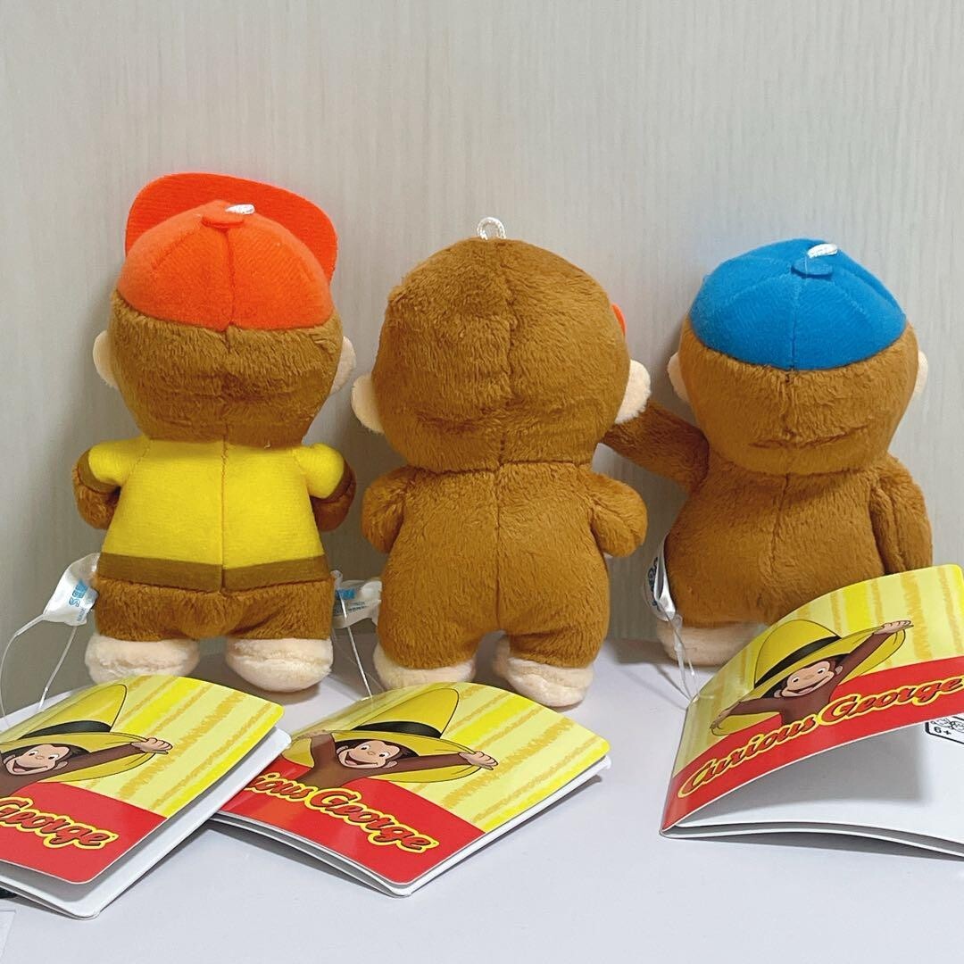 George Pig Raro Raro Curioso George Mascotte Playing Ver. Set Di 3 Dal Giappone 10cm | eBay