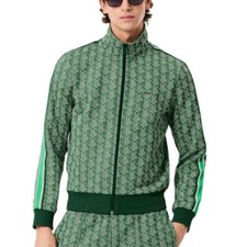 Lacoste Man Sweatshirt Fullzip Poly/Cotton Jacquard Art. SH1368 Mod. Paris - 2 -