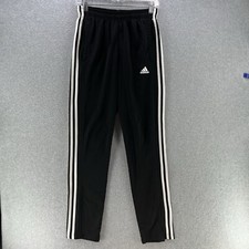 Adidas Primegreen Womens Joggers Small S 26W Black Polyester Inseam 30in