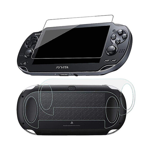 PS VITA 1000 2000 Screen Protector Film for Front and Back Cover Clear - Foto 7 di 11