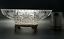 thumbnail 12  - Large 12&#034; Killarney Irish Etched and Cut Crystal Fruit Bowl With Metal Gold Foot