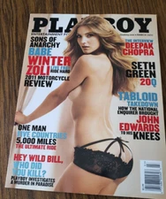 March 2011 Playboy Magazine Winter Zoli Cover Sons Of Anarchy Seth Green