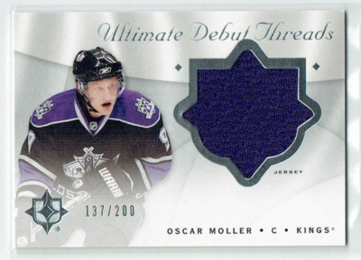 08-09 UD Upper Deck Ultimate Debut Threads  Oscar Moller  /200  Rookie  Jersey
