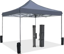 10x10ft Easy Setup Pop Up Canopy Tent Outdoor Shade Instant Portable Sun Shelter
