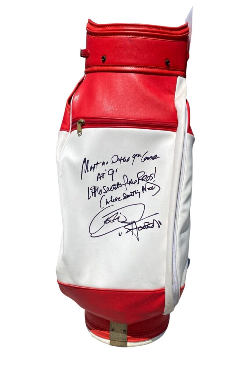 CHRISTOPHER MCDONALD SIGNED VINTAGE WILSON STAFF GOLF BAG JSA COA