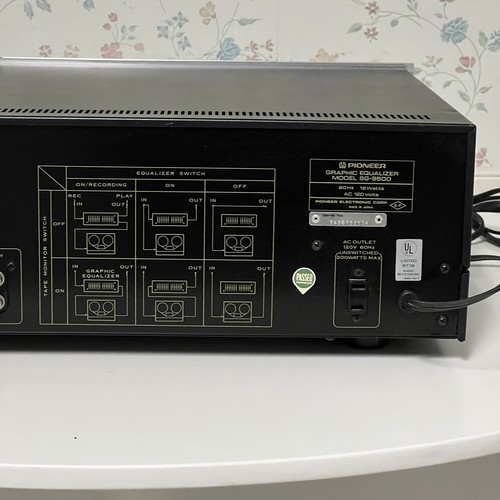 Pioneer SG-9500 Equalizzatore grafico vintage argento - Foto 9 di 9