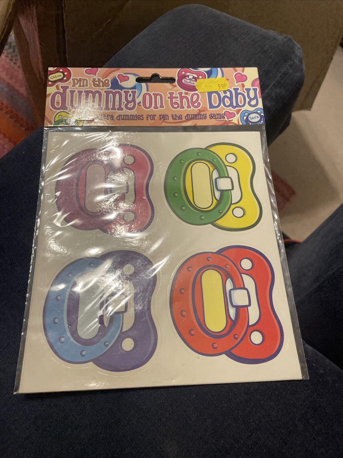 Extra dummies for Pin The Dummy On The Baby game 