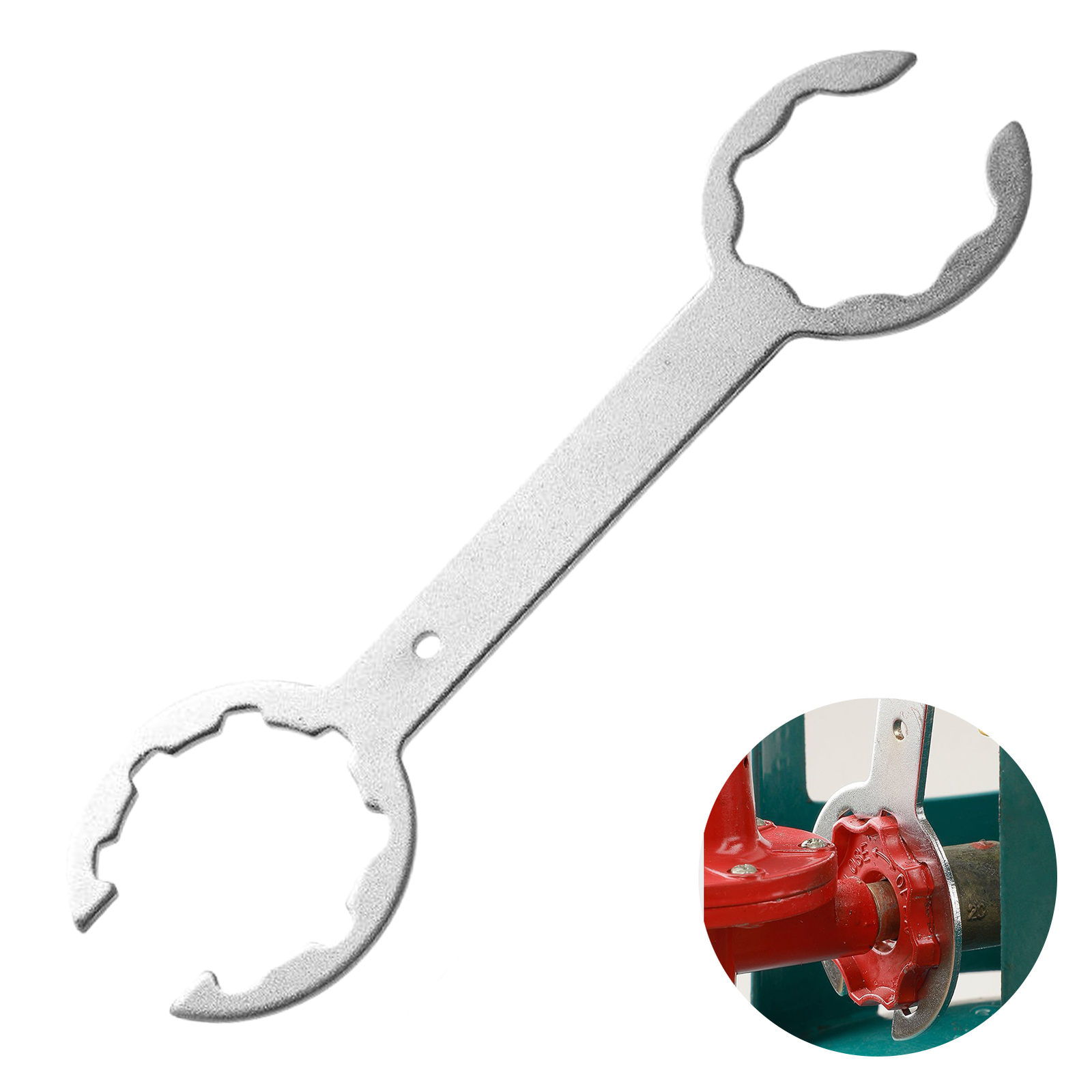 Gas Bottle Key With Iron Opener Double Open End Durable