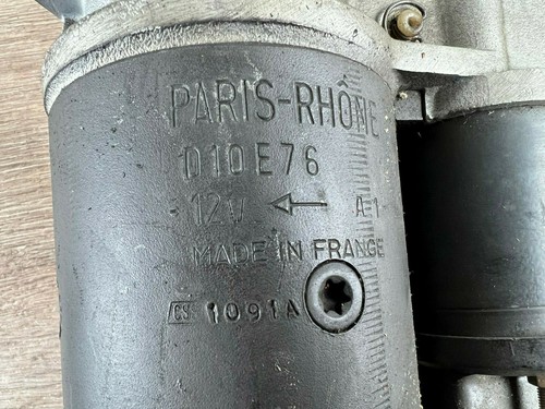 originale Paris Rhone 12 V motorino di avviamento D10E76 per Renault 18, Fuego - Foto 3 di 3