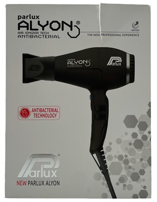 Parlux Alyon Ionic schwarz - Ohne Aufsätze