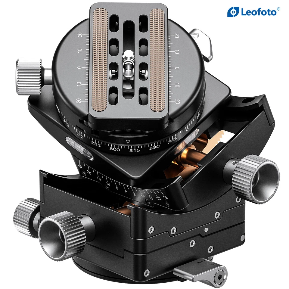 Leofoto G6 Geared Head with QP-70N QR Plate Precision-Geared Control - Image 4 of 4