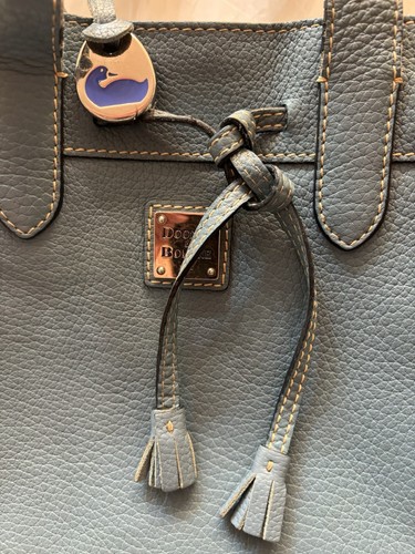 Dooney & Bourke Blue Leather Alto Mini Structured Shoulder Bag - Picture 2 of 12