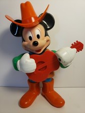 Vintage Mickey Mouse Wind Up Toy see description for condition 