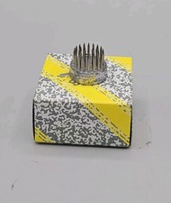 Vintage Heavy Lead Metal Florist Flower Frog Spike Pin Style 1"