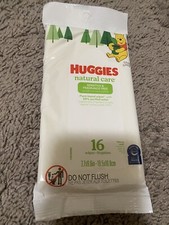 Huggies Natural Care Sensitive Baby Wipes Sample Size 16 Wipes