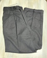 Hugo Boss Dark Grey Wool Dress Pants Men's 35x27