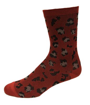 K. Bell Women's Sftdremy Leopard Jacquard Socks 1 Pair, Chestnut, 9-11