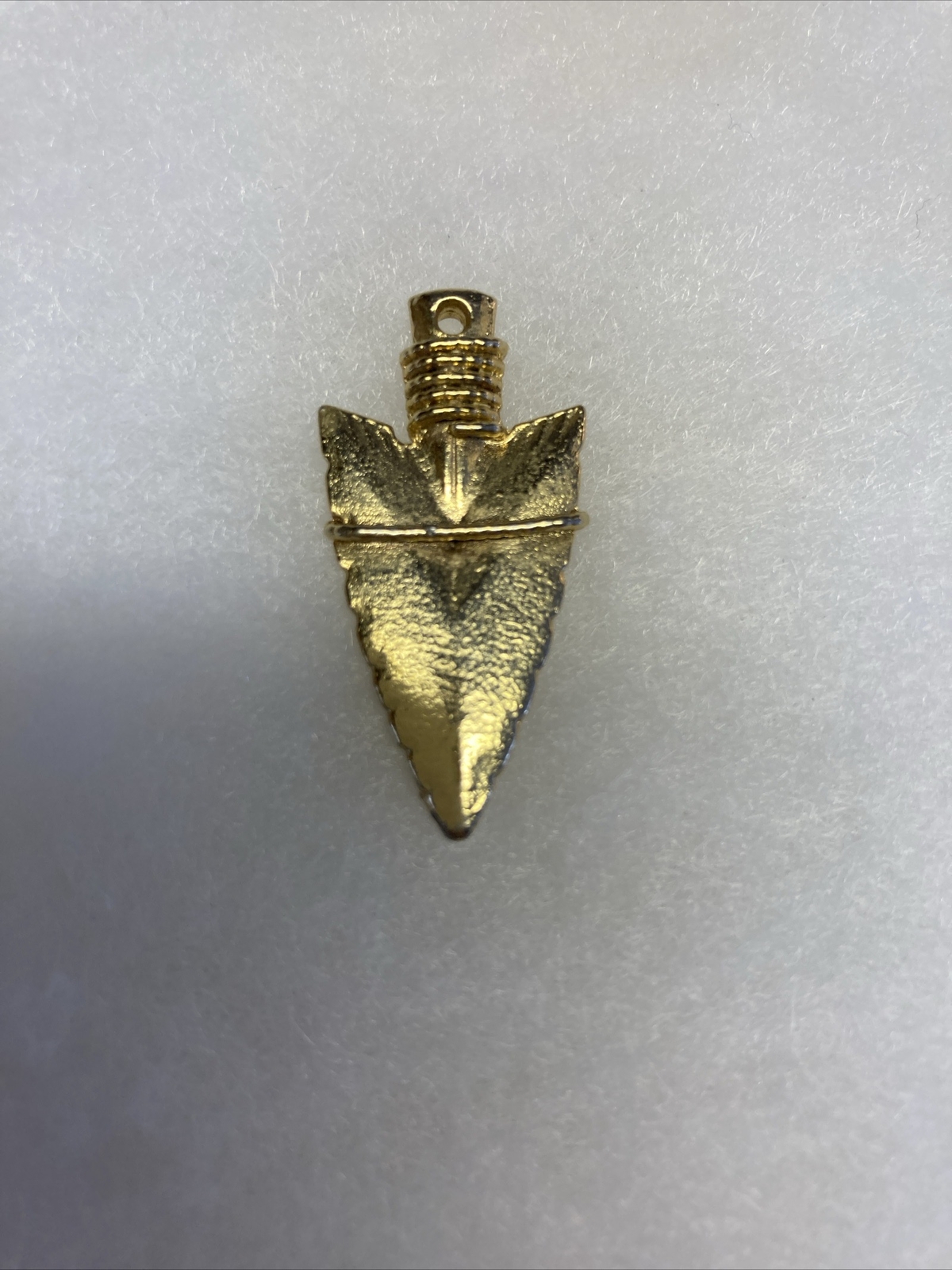 Yellow Polished Arrowhead Solid Pendant - image 3