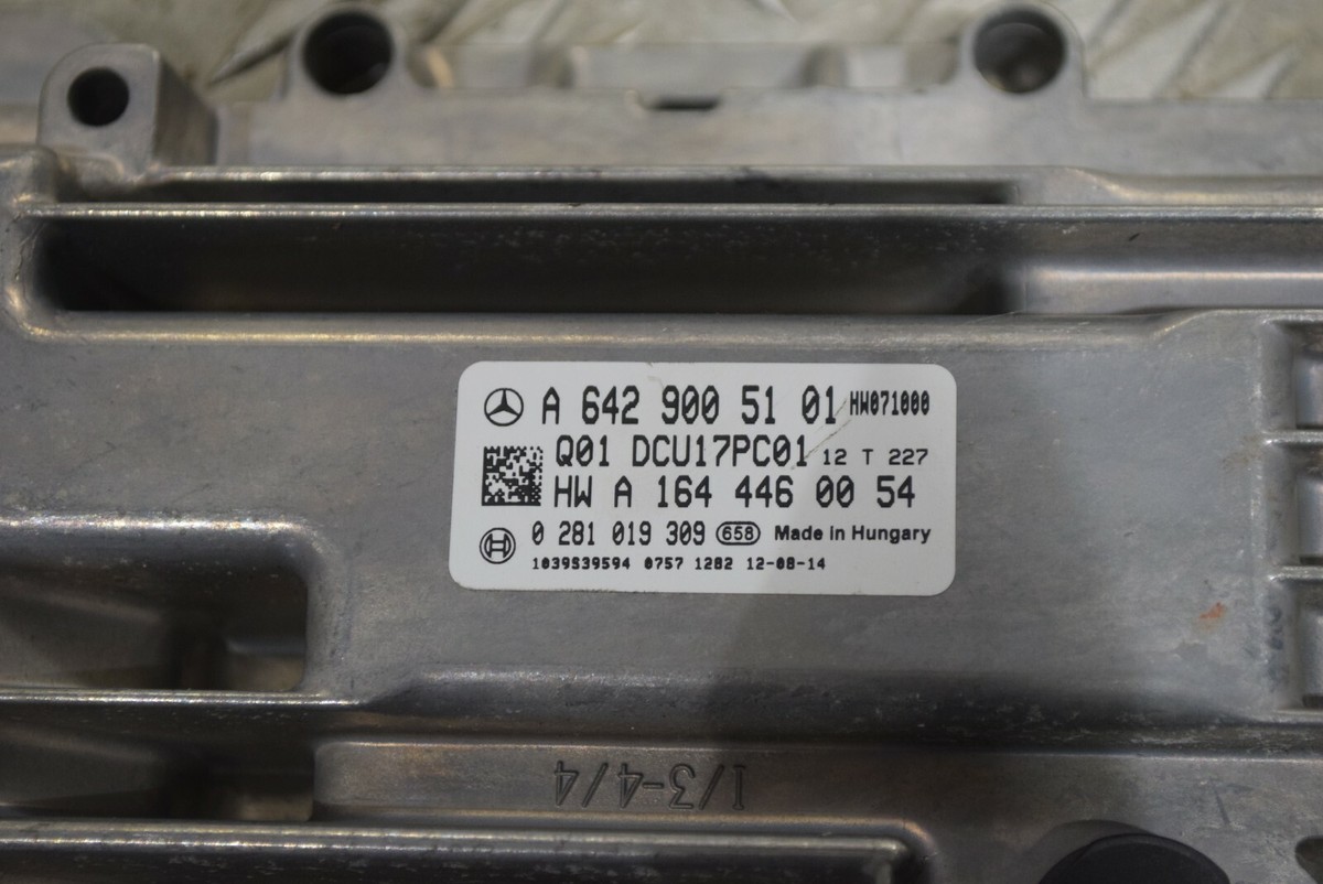 2012 MERCEDES W166 ML350 OM652 BLUETEC EGR ECU MODULE