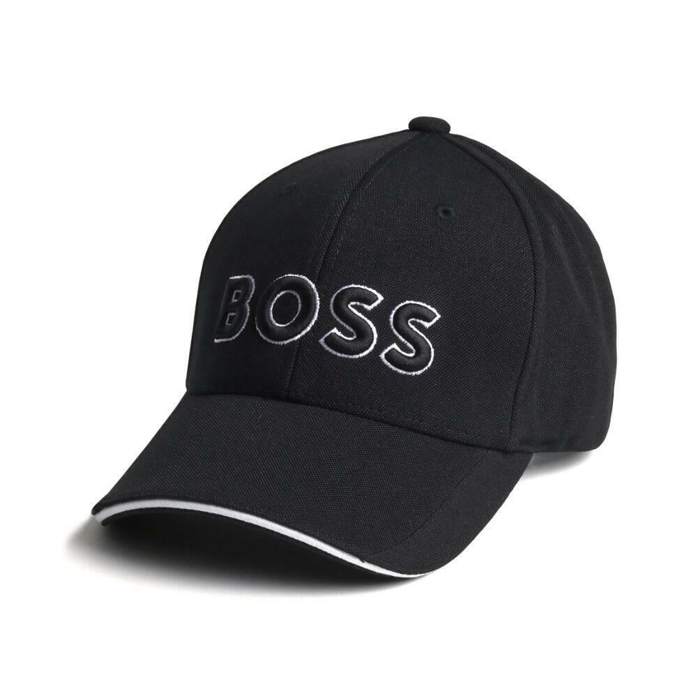 美品　HUGO BOSS　ロゴキャップ　黒　フリーサイズ Hugo Boss Hat Embroidered Logo One Size Fits All Adjustable