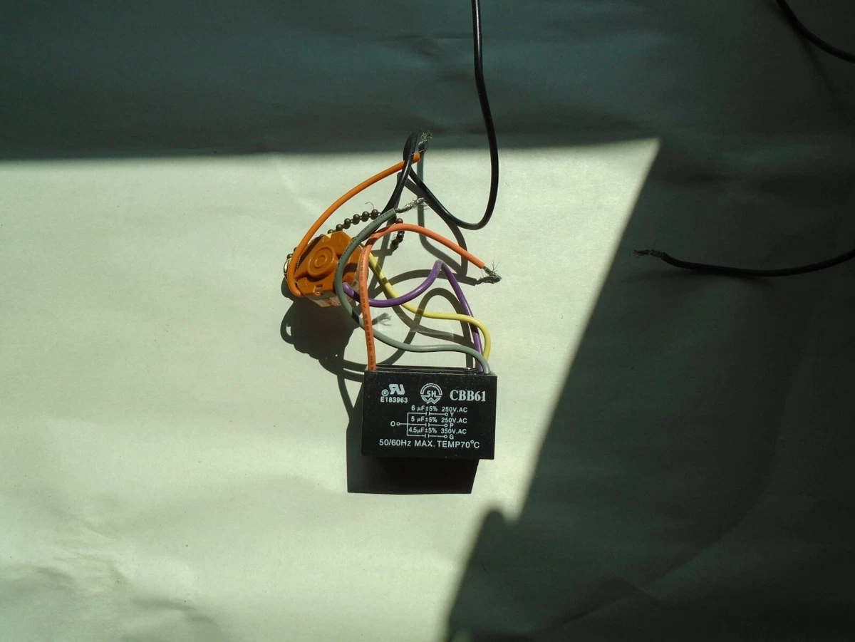 Harbor Breeze Ceiling Fan Capacitor Wiring Diagram | Shelly Lighting