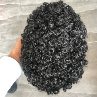Mens Wig African American Hair Wigs And Hairpieces Curly Men's Wig